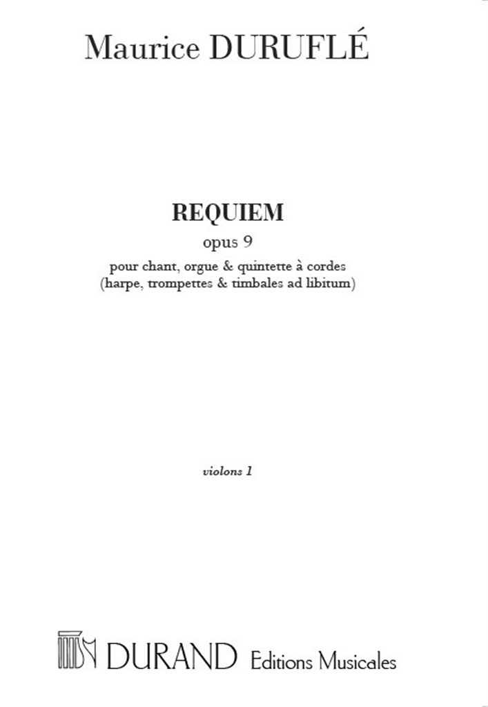 Requiem Opus 9 - Violin I